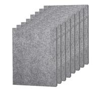 XoeLLe Patin Chaise, 8 Pièces 16 × 20 cm Épaisseur 4 mm Tampon Chaise, Feutrine Autocollante, Réduire Le Bruit et Les Rayures sur Le Sol pour Jambes de Meubles (Gris Style A)