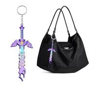 XoeLLe Porte Clef Zelda, Epee Zelda Keychain, Porte Clé Personnalisé Porte Clé Voiture Zelda Goodies Tears of The Kingdom Link MasterSword Porte-clés, for Homme et Fans de Zelda