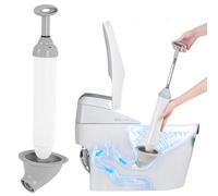 XoeLLe Ventouse Deboucheur, Deboucheur Wc, Deboucheur Canalisation, Blanc | Haute Pression Déboucheur À Pompe Air Comprimé sans Produits Chimiques Débouchage pour Toilette, Évier, Baignoire