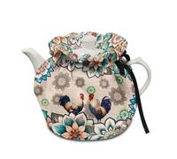 Xoenoiee Couvre-théière isotherme bohème mandala pour théières - Garde au chaud - Pour la maison, la cuisine, la table