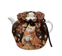 Xoenoiee Couvre-théière isotherme pour théières en forme de chat - Pour garder au chaud - Pour la maison, la cuisine, la table
