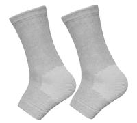 Xoeryoy 1 paire de manchons de pied en bambou, manchons Compression cheville doux et respirants pour un confort quotidien et un port décontracté