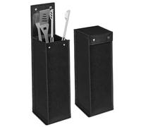 Xoeryoy 2pcs Grill Tool Storage Sac 6x6x20in Pliable Oxford Tissu Accessoire Stockage boox pour Le Camping, Les grillades, Le Pique-Nique et Plus