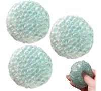 Xoeryoy 3pcs Balls de Stress pour Adultes/Enfants, Jouet de Compression Stress Portable avec Son Bruyant, Ultra Doux anxiété soulagement pour la fête la fête, récompenses Scolaires &&