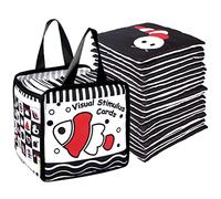 Xoeryoy Baby High Contrast Card Newborn Brain Development Toys 0-3 Mois Activité d'apprentissage Activité Toy Style 1