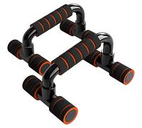 Xoeryoy Barres de poussée avec poignée en Mousse antidérapante, Presse pectorale pour Gymnastique à Domicile, Exercice de Fitness, entraînement Force, Orange, 1 Paire