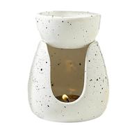 Xoeryoy Brûleur d'huiles essentielles, brûleur de Cire en céramique avec photophore, brûleurs de Cire résistants à la Chaleur avec Bol Amovible pour la méditation Yoga, Spa à Domicile, sans Bougie, 4