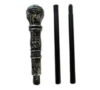 Xoeryoy Canne Pimp, Canne de Marche décorative en Plastique de 31, 5 Pouces, Fantaisie détachable Antique pour Adultes et Enfants, Accessoires Costumes