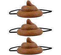 Xoeryoy Chapeau de merde en PVC, 3 pièces, Costume de merde réaliste et amusant, jouet farce pour enfants et adultes