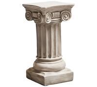 Xoeryoy Colonne Romaine Figurine Réaliste de Colonne Grecque Blanche réaliste DIY RÉSIN FIIEUX DÉCOR Romain pour Hallway, Jardin, Yard 8.3x8.3x15.7 ·