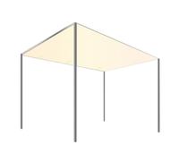 Xoeryoy Couvercle de Remplacement de la canopée en Toile, 9, 8x8, 5 Pieds Soleil imperméable à la Nuance Soleil, auvent extérieur pour Patio, Cour, Gazebo, Jardin, Barbecue (sans Support)