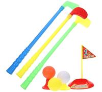 Xoeryoy Ensemble de Golf pour Tout-Petit, Jeu de Golf pour Enfants intéressant avec Putter, balles, Drapeaux et Plus, Exercice d'exercice en Plein air pour l'entraînement visant, se balançant