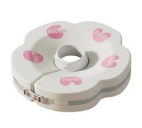 Xoeryoy Flotteur de Cou pour bébé de 0 à 6 Mois - Flotteur Natation réglable et sécurisé avec Collier Souple, étanche pour Un Plaisir Aquatique en Toute sécurité (Blanc)