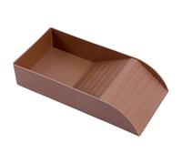 Xoeryoy Habitat de Tortue avec Pente Non Glissante et Plates-Formes de selsification, Plat d'eau Tortue en Plastique, Plat d'eau Reptile Universel réutilisable 12x5, 9x2, 4 Pouces