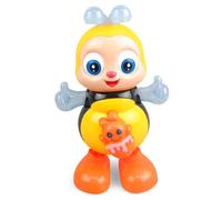 Xoeryoy Jouets dansants pour bébés, Jouets sensoriels électriques pour bébé Abeille avec Musique et lumières, Jouet de Dessin animé de développement Amusant pour Voyage, Maison, récréation