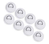 Xoeryoy Kit de correctif en Acier en Acier Inoxydable de 8 pc, kit Patch PVC PVC pour Accessoires canoë à Bateau Gonflable en Kayak, Pas Colle
