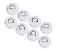 Xoeryoy Kit de correctif en Acier en Acier Inoxydable de 8 pc, kit Patch PVC PVC pour Accessoires canoë à Bateau Gonflable en Kayak, Pas Colle