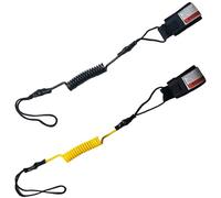 Xoeryoy La Laisse de Bodyboard 2pcs, Laisse à Paddle TPU TPU Adusable avec Manchette à la Cheville pour Paddleboard, shortboard, lon