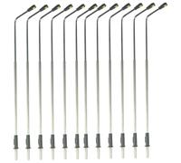 Xoeryoy Lampadaire Miniature 12 pièces Simulation à l'échelle 1:75 Bricolage lampadaire LED 5, 91 Pouces éclairage Blanc Mini pour Architecture modèle Chemin de Fer Paysage Paysage