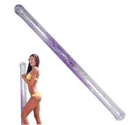 Xoeryoy Nouilles de Piscine, 58 Pouces en PVC PVC Portable Lisage Paillettes gonflables Nouilles de Piscine pour la Natation, la Plage, Les flottants, la fête, Le Violet &&