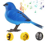 Xoeryoy Oiseaux 5, 3x3, 5 Pouces Sound and Motion activés Singing Birds avec Souris Mobile et Batterie à tête de Simulation de Simulation pour Enfants pour Enfants