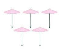 Xoeryoy Parasol de Jardin, Paquet de 5 parapluies pour Plantes d'extérieur, Protection Contre Le Soleil et la Pluie, Piquet Robuste en Fibre Verre, Hauteur 13, 39 Pouces