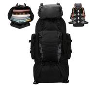 Xoeryoy Randonnée sac à dos léger 90L Sacturier de randonnée à capacité étanche capacité avec un comparable multi-compartiments respirant pour les hommes femmes