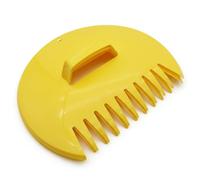 Xoeryoy Râteaux à Main pour pelles à Feuilles, 1 Paire d'outils de Saisie de Feuilles Jaunes pour Les travaux Jardin, Griffes en Plastique pour ramasser Les, Le paillis et l