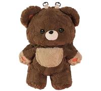 Xoeryoy Sac à dos ours 20 pouces en peluche douce, sac à dos Adorable ours en peluche réglable, main pour femmes filles amies