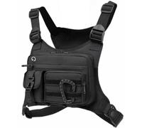 Xoeryoy Sac de Poitrine pour Hommes, Sac de Poitrine réglable imperméable en Tissu Oxford, Gilet Course, Gilet Utilitaire Sports Plein air pour Le vélo, la randonnée, Le Camping