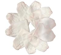 Xoeryoy Sacs de Filtre d'aquarium 10pcs 4x2 Pouces de Coton élastique résistant à la Corrosion Sac Support d'aquarium réutilisable pour Carbone activé, biosphères, Anneaux en céramique