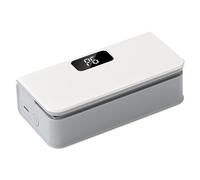 Xoeryoy Scelleuse de Sacs magnétique, Mini scelleuse de Sacs Rechargeable, d'aliments Portable à 6 Niveaux avec Cutter et Affichage LED pour collations, Chips, Rangement Cuisine (Blanc)