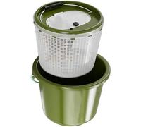 Xoeryoy Seau de pêche avec Couvercle, Seau à appâts Vivants légers à 5l Portable avec Trou d'aération et Contenant de Transport Poisson pour extérieur