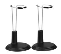 Xoeryoy Support de poupée 2PCS de 4 à 5, 5 Pouces Support poupée réglable Hauteur avec Une Figure d'action Stable Base Ronde est pour Affichage la fête du Magasin Domestique