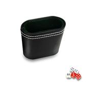 Xoeryoy Tasse à dés, Tasse à dés en Cuir Silencieux Double Couche 2, 8x1, 4 '', empilable Portable pour Les Jeux de fête Bar KTV Poker Liars