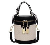 Xofuru Sac seau pour femme, sac à main polyvalent à la mode, sac à bandoulière 2 voies pour téléphone, portefeuille, cosmétiques, noir