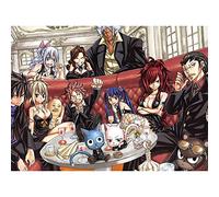 Xojbid 5D Diamond Family Decoration Embroidery Painting Fairy Tail Picture Japanese Anime Cross Stitch Full Round Diamond Gift Wall Sticker 30x40cm