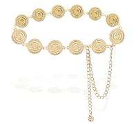 XOKL Ceinture en Chaîne Dorée en Métal, Style Bohème pour Femme