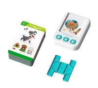 Xoktlde Cartes éducatives clignotantes pour la petite enfance - Jouet parlant bilingue - Améliore les compétences linguistiques - Contrôle de la motricité fine - À partir de 3 ans - Apprentissage des