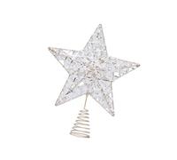 Xoktlde Élégante étoile en fil de couleur champagne - Structure en fer robuste - Pour Noël, extérieur, festival, décoration de vacances