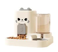 Xoktlde Ensemble de gamelles anti-basculement pour nourriture et eau pour animaux de compagnie, distributeur automatique, bol en métal amovible, mangeoires ergonomiques de grande capacité avec pièces