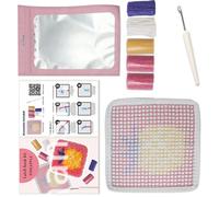 Xoktlde Kits de crochets à loquet pour adultes et enfants - Dessous de verre à motif de fruits pour décoration de la maison - Fabrication de fruits au crochet pour enfants et adultes
