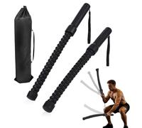 xolear 2 Pièces Battle Rope avec Poignée Antidérapante, Portable Cordes Ondulatoires, Cordes de Combat pour Musculation, Renforcement Musculaire, Salles de Sport à Domicile, Hommes et Femmes