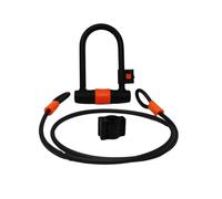 Xolid Kit de fermoirs de vélo 180 x 245 mm avec câble de 12 mm x 1800 mm - Serrure très sûre pour vélo électrique, vélo, scooter et moto - Très robuste