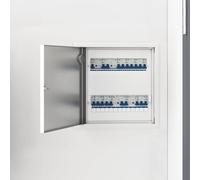Xolmizyn Trappe de révision 33 x 33 x 3 cm Porte d'entretien en acier | Surface blanche mate, résistante aux intempéries pour l'intérieur et l'extérieur