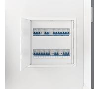 Xolmizyn Trappe de révision en plastique ABS Blanc 40 x 40 cm | Robuste et résistant aux chocs, pour mur et plafond, montage sans outils