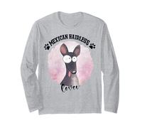 Xoloitzcuintle mexicain sans poils, chien, maman, papa, kawaii Manche Longue