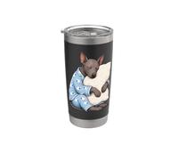 Xoloitzcuintli Dormir dans un pyjama mignon Chien Xolo Gobelet isotherme en acier inoxydable double paroi