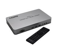 XOLORspace QV601 4K 30HZ 6x1 HDMI Multi-viewer Chaque segmentation d'écran peut se déplacer librement, s'étendre, rétrécir, tourner à 180 degrés