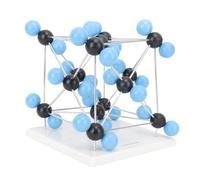 Xolsurg Chimie Modèle moléculaire kit éducatif Set CO2 Structure cristalline Modèle moléculaire pour l'enseignement des étudiants en Sciences Plastiques Bleu Noir 28 oxygène 14